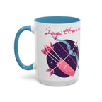 Cute Sagittarius Zodiac Mug — 15oz (Pink, Light Blue, & Navy)