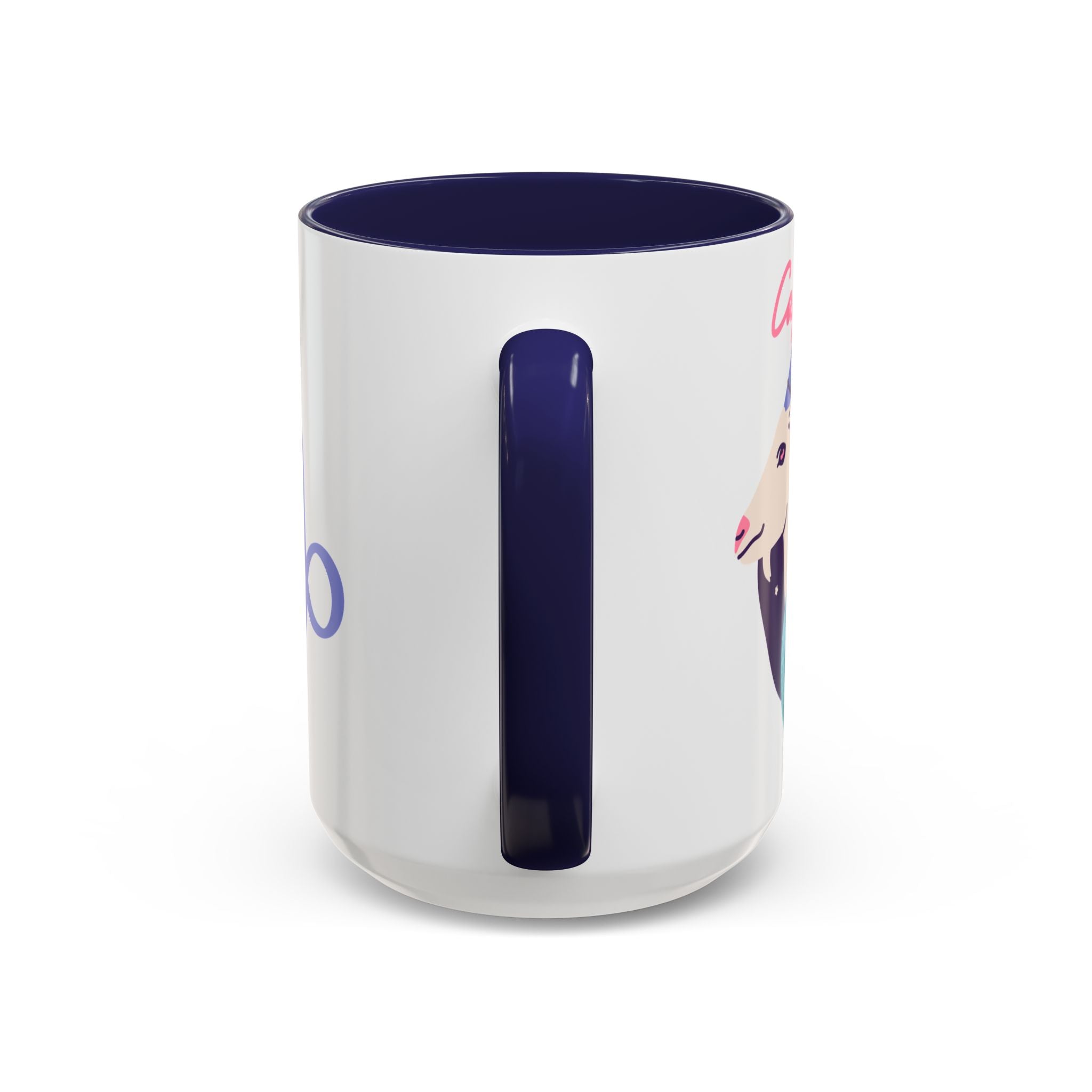Cute Capricorn Zodiac Mug — 15oz (Pink, Light Blue, & Navy)