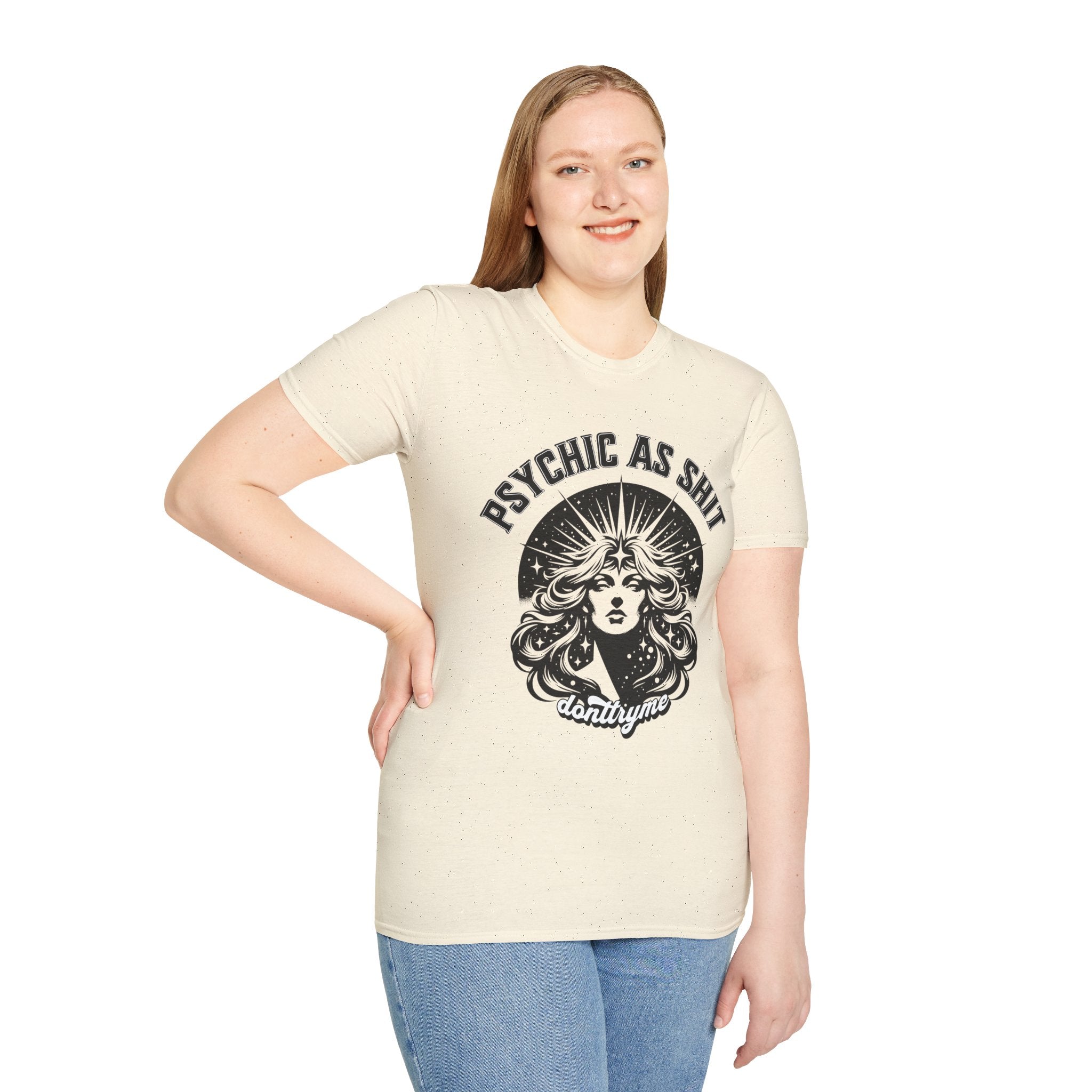 Psychic As Sh*t T-Shirt — Retro Mystic Tarot Graphic Tee