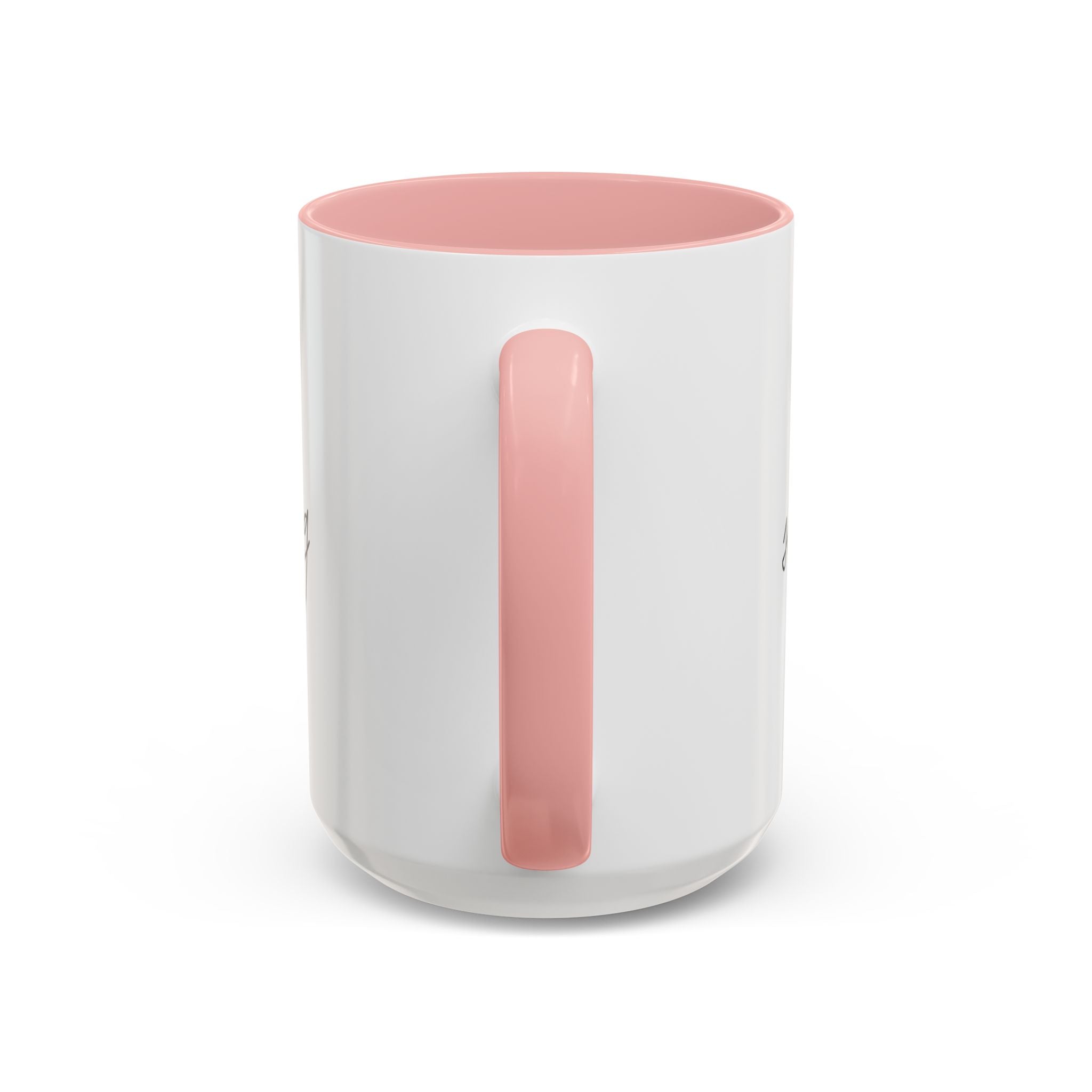 "Shh, I'm Manifesting" Accent Coffee Mug — Funny Minimal 11/15oz