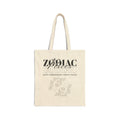 Pisces Zodiac Tote Bag — Cotton Canvas Astrology Tote