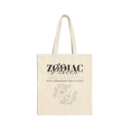 Pisces Zodiac Tote Bag — Cotton Canvas Astrology Tote