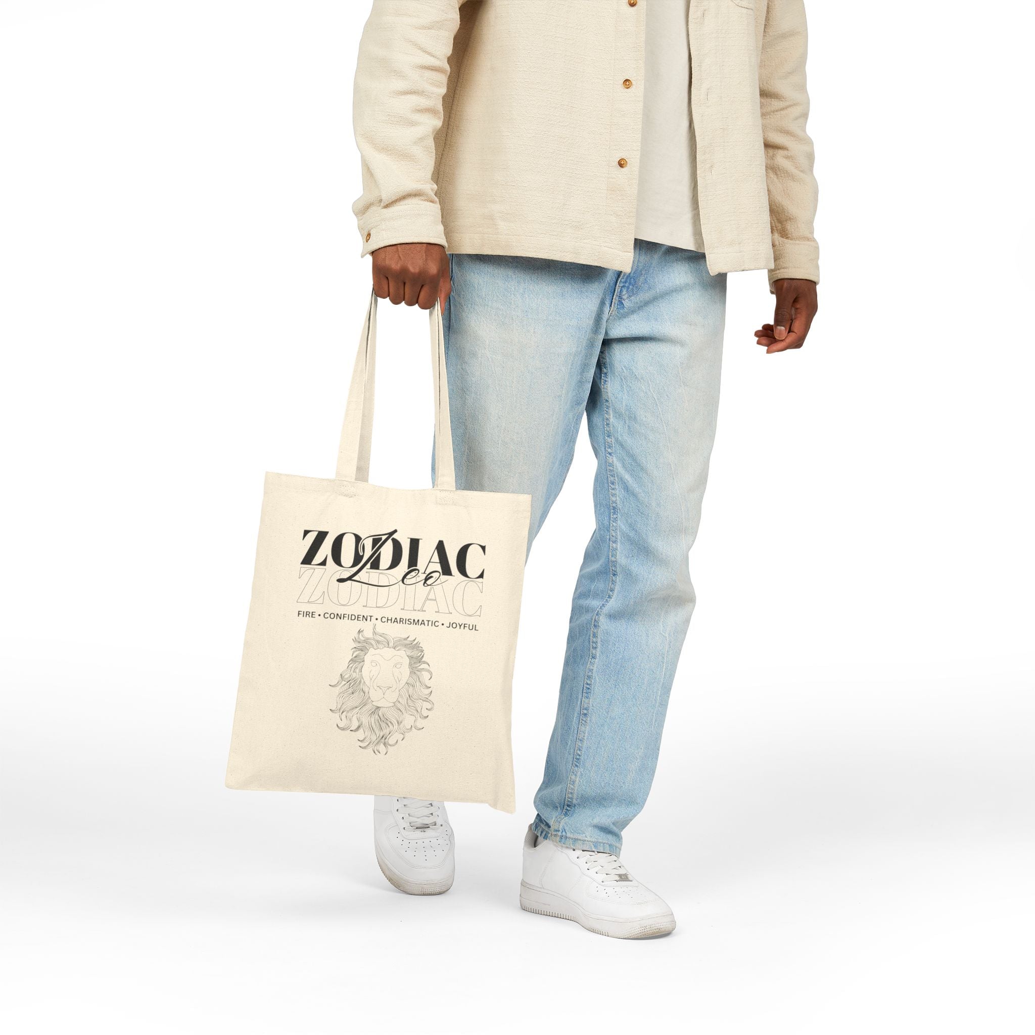 Leo Zodiac Tote Bag — Lion Astrology Tote