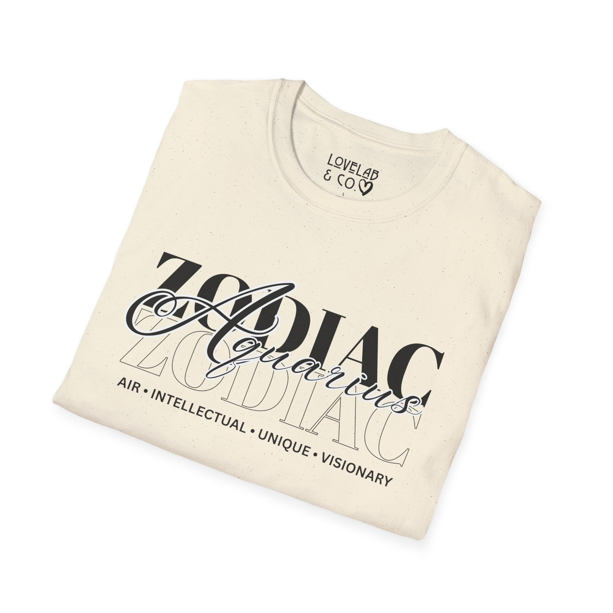 Aquarius Zodiac T-Shirt — Bold Air Astrology Tee