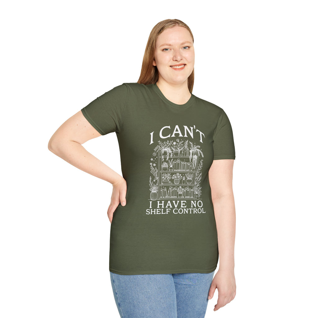I Can't, I Have No Shelf Control — Funny Pack-Rat T-Shirt