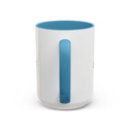 "Shh, I'm Manifesting" Accent Coffee Mug — Funny Minimal 11/15oz