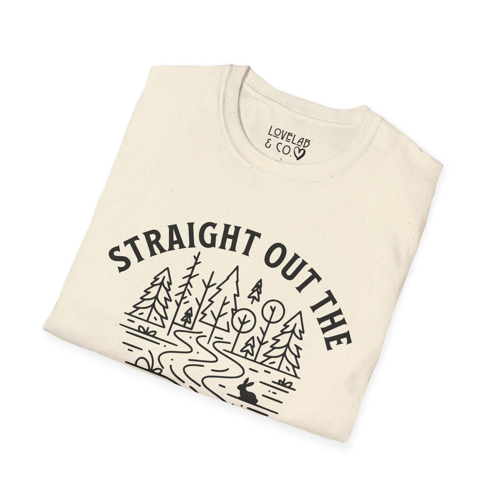 Straight Out the Wishabish Woods T-Shirt — Funny Graphic Tee