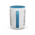 Funny "I Can't — I Have No Shelf Control" Accent Mug (15oz)