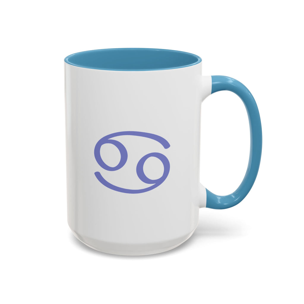 Cute Cancer Zodiac Mug — 15oz (Pink, Light Blue, & Navy)