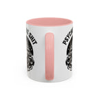 Funny "Psychic As Sh*t, Don't Try Me" Accent Mug — 11/15oz, multiple colors