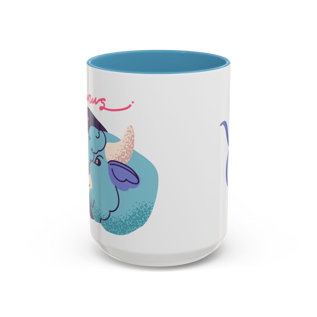 Cute Taurus Zodiac Mug — 15oz (Pink, Light Blue, & Navy)