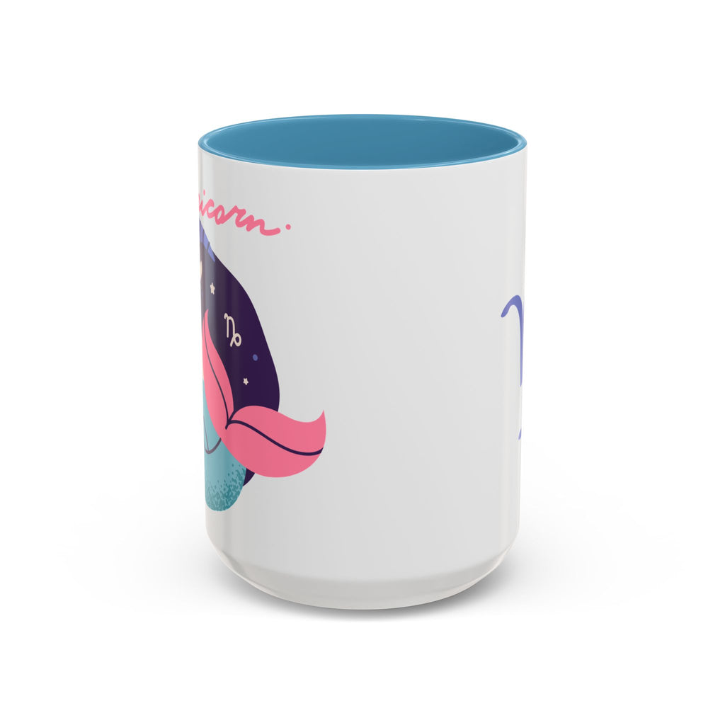 Cute Capricorn Zodiac Mug — 15oz (Pink, Light Blue, & Navy)