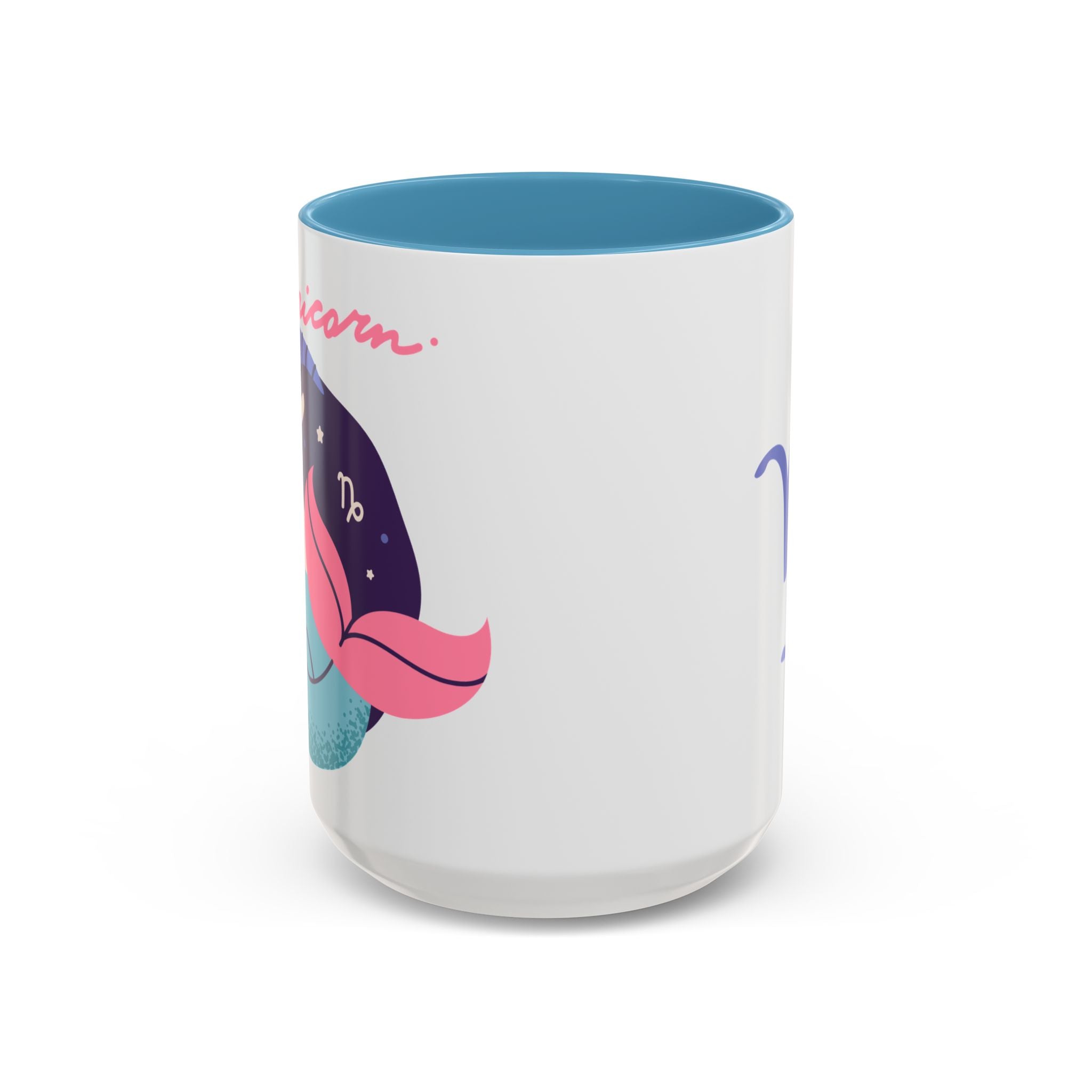 Cute Capricorn Zodiac Mug — 15oz (Pink, Light Blue, & Navy)