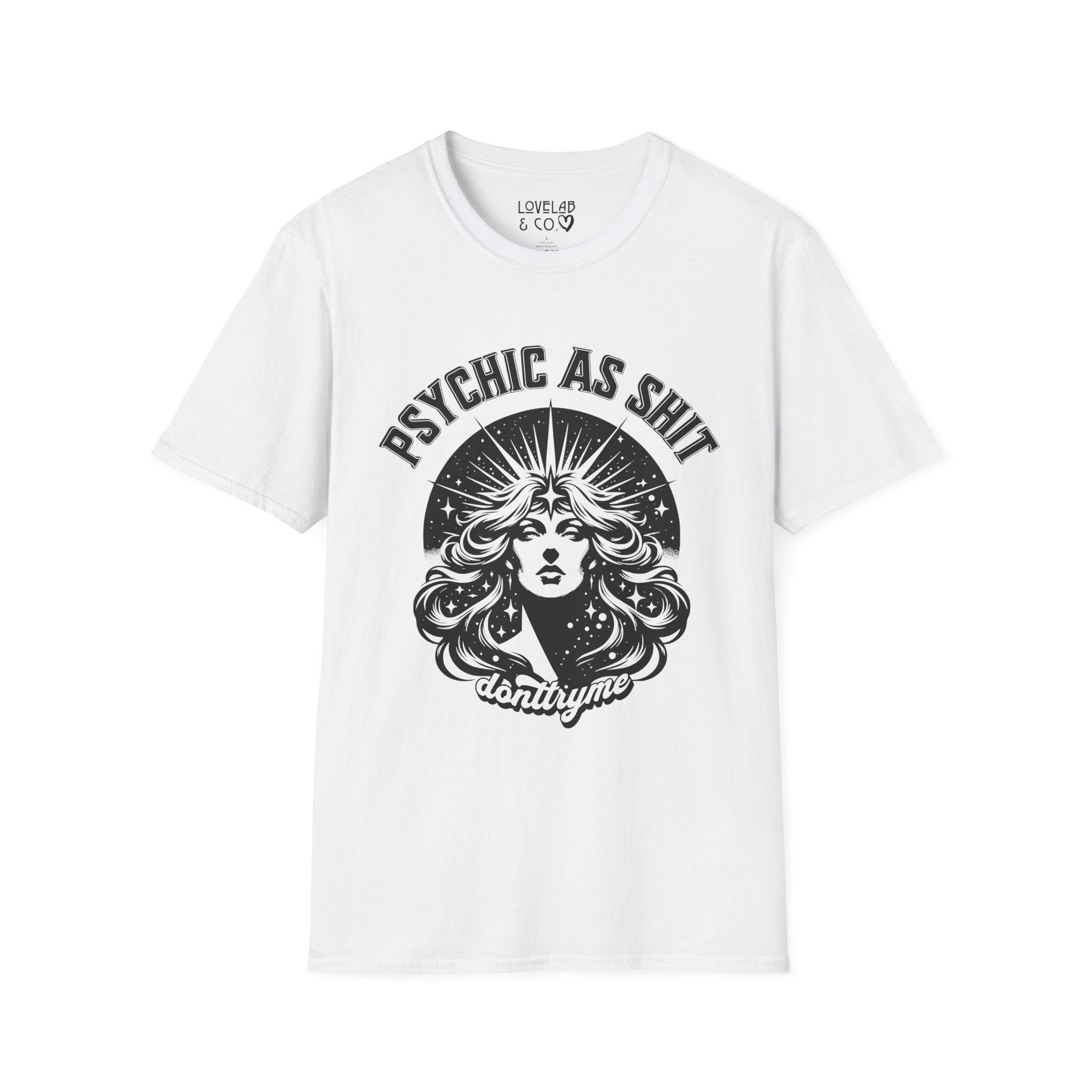 Psychic As Sh*t T-Shirt — Retro Mystic Tarot Graphic Tee
