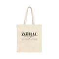 Virgo Zodiac Tote Bag — Cotton Canvas Astrology Tote