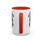 Funny "Psychic As Sh*t, Don't Try Me" Accent Mug — 11/15oz, multiple colors