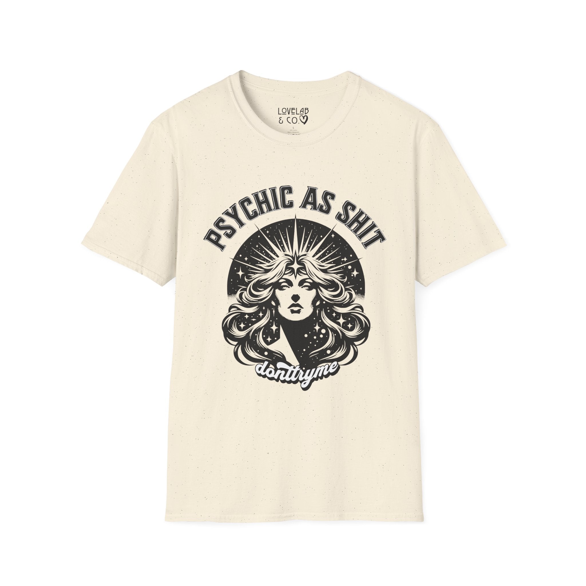 Psychic As Sh*t T-Shirt — Retro Mystic Tarot Graphic Tee