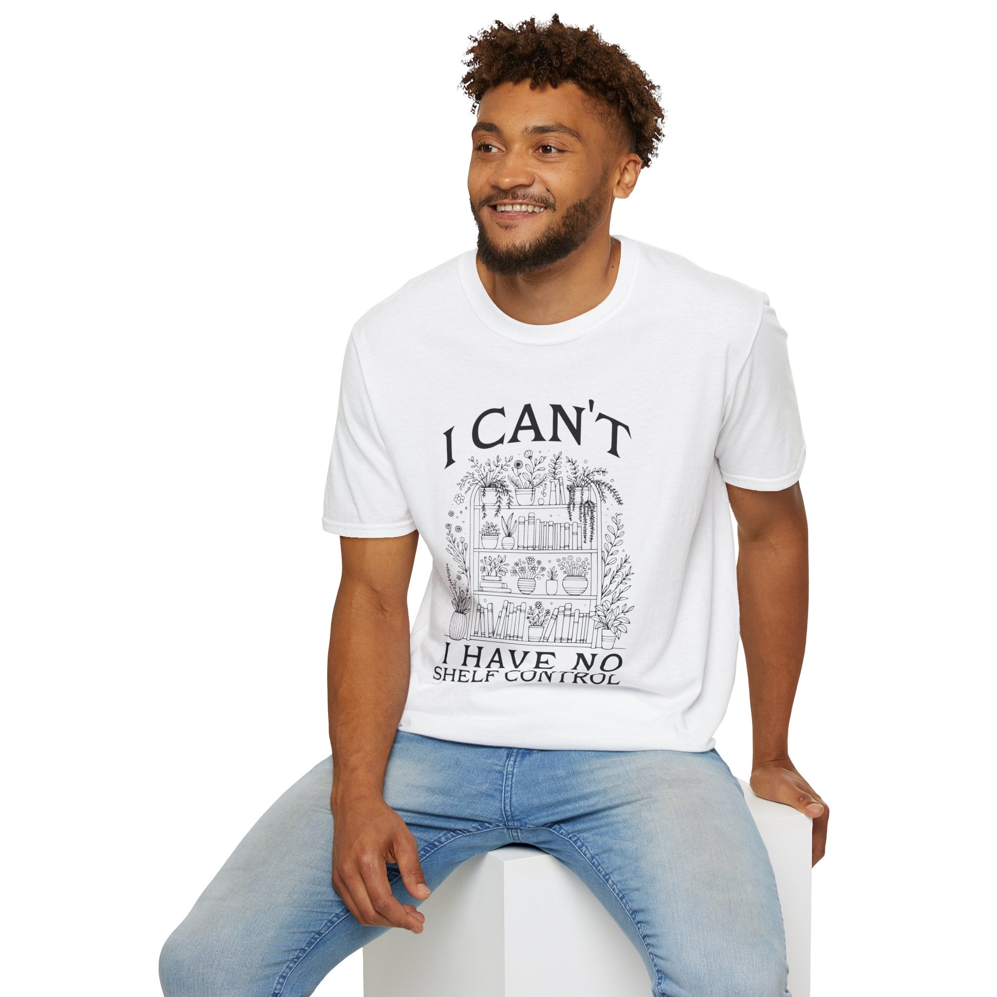 I Can't, I Have No Shelf Control — Funny Pack-Rat T-Shirt