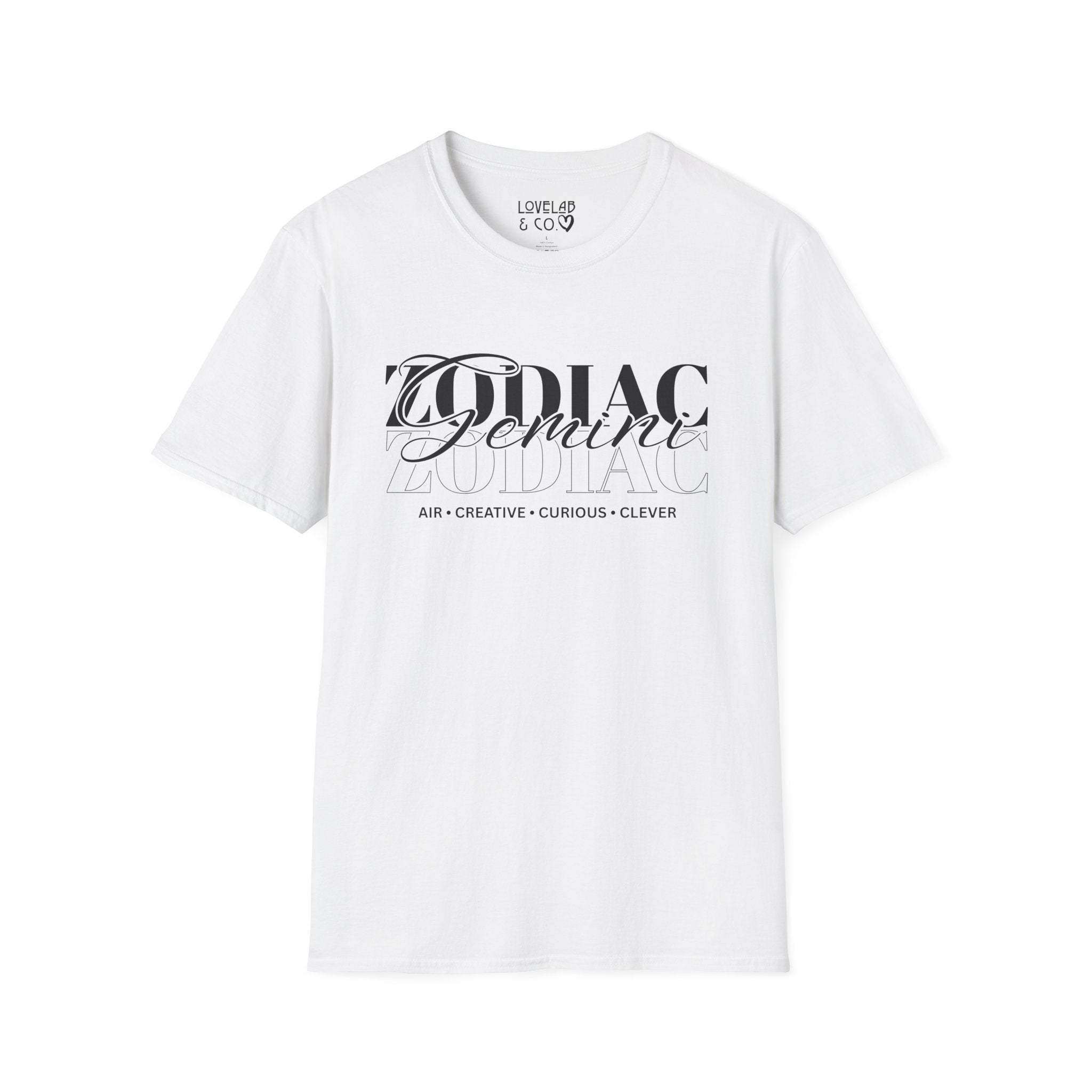 Gemini Zodiac T-Shirt — Bold Air Astrology Tee