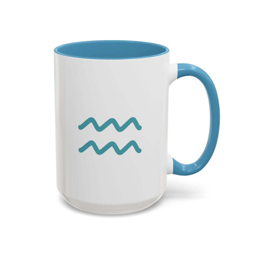 Cute Aquarius Zodiac Mug — 15oz (Pink, Light Blue, & Navy)