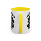 Funny "Psychic As Sh*t, Don't Try Me" Accent Mug — 11/15oz, multiple colors