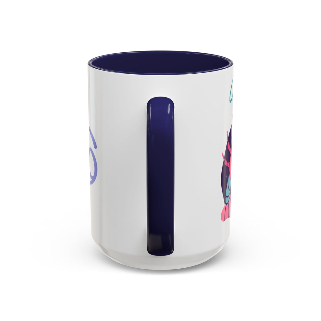 Cute Cancer Zodiac Mug — 15oz (Pink, Light Blue, & Navy)