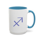 Cute Sagittarius Zodiac Mug — 15oz (Pink, Light Blue, & Navy)