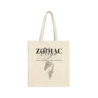 Virgo Zodiac Tote Bag — Cotton Canvas Astrology Tote