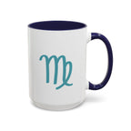 Cute Virgo Zodiac Mug — 15oz (Pink, Light Blue, & Navy)