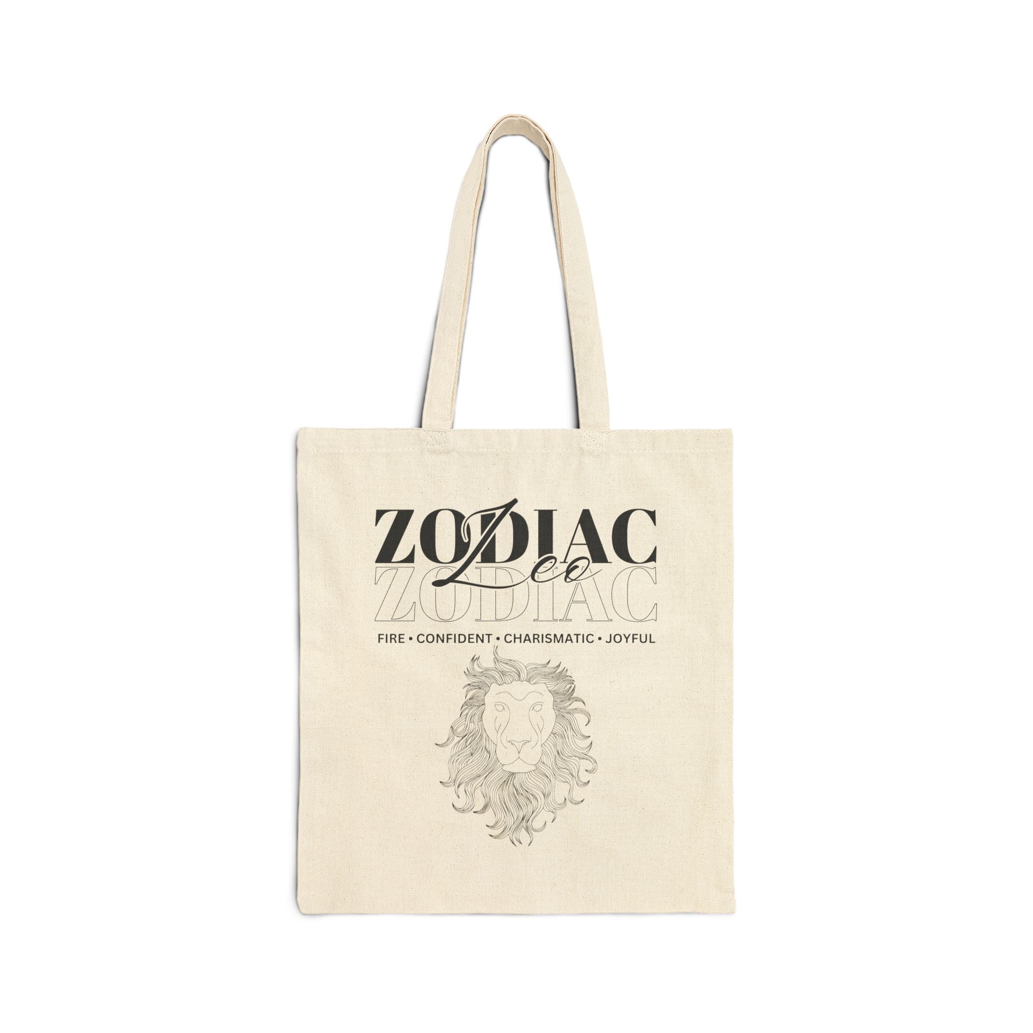 Leo Zodiac Tote Bag — Lion Astrology Tote