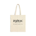 Leo Zodiac Tote Bag — Cotton Canvas Astrology Tote