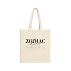 Leo Zodiac Tote Bag — Cotton Canvas Astrology Tote