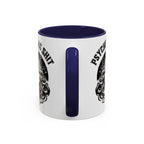 Funny "Psychic As Sh*t, Don't Try Me" Accent Mug — 11/15oz, multiple colors