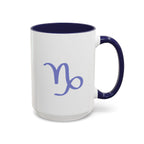 Cute Capricorn Zodiac Mug — 15oz (Pink, Light Blue, & Navy)