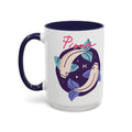 Cute Pisces Zodiac Mug — 15oz (Pink, Light Blue, & Navy)