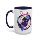 Cute Pisces Zodiac Mug — 15oz (Pink, Light Blue, & Navy)