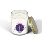 Cute Libra Zodiac Scented Candle — Coconut Apricot Wax (9oz Reusable Glass)