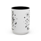 Pisces Zodiac Mug — Minimal Celestial Horoscope Accent 15oz Mug