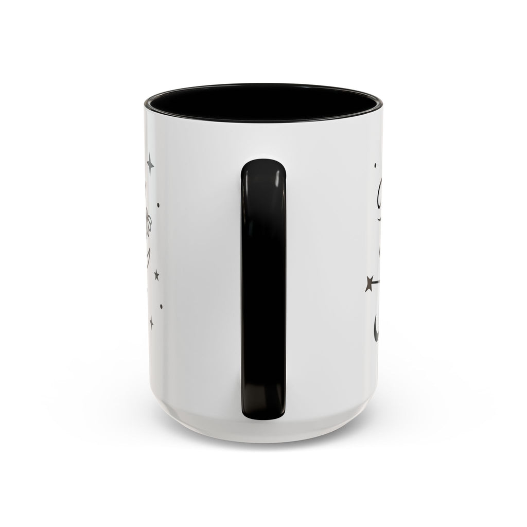 Zodiac Cancer Mug — Minimal Celestial Horoscope Accent, 15oz Mug