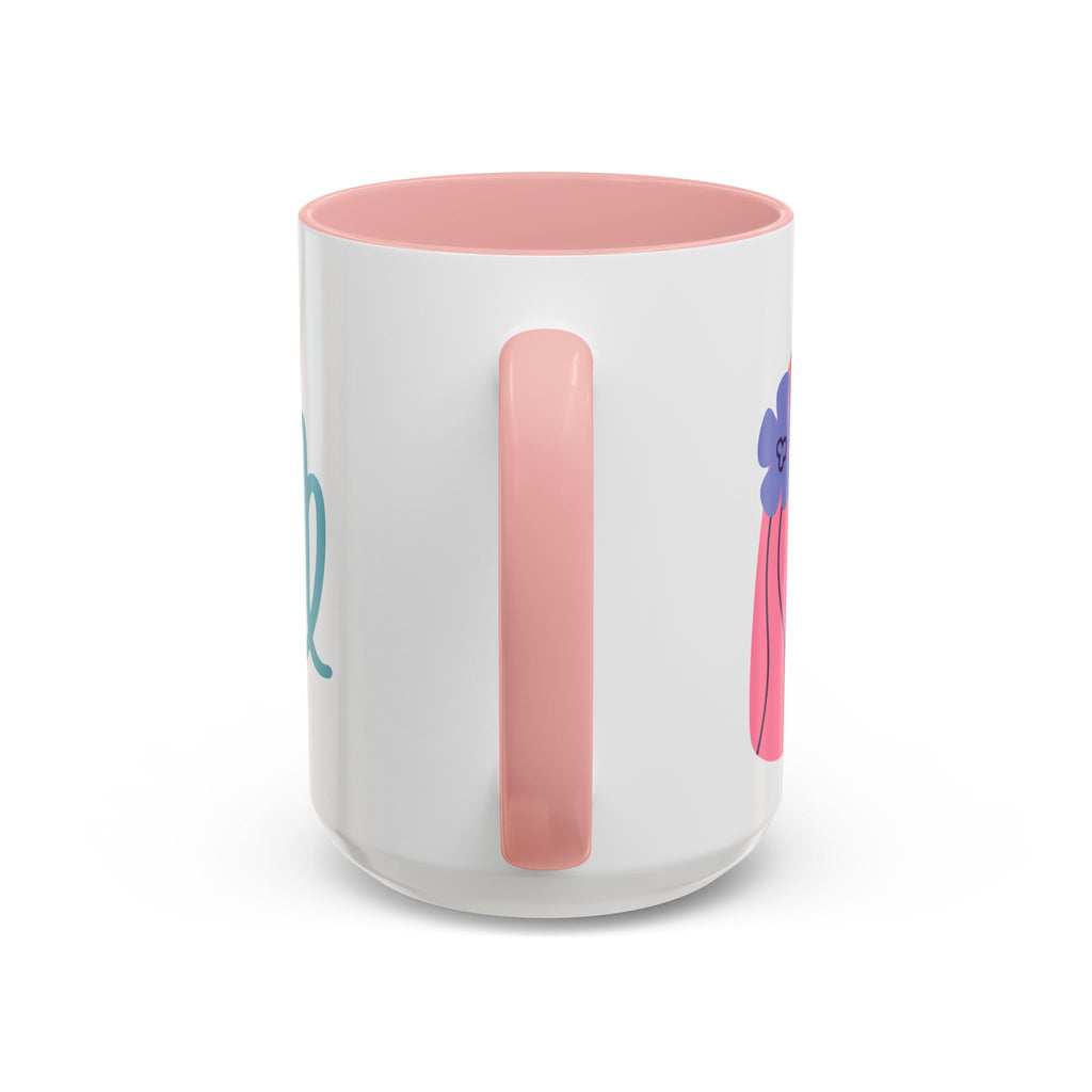 Cute Virgo Zodiac Mug — 15oz (Pink, Light Blue, & Navy)