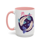 Cute Pisces Zodiac Mug — 15oz (Pink, Light Blue, & Navy)