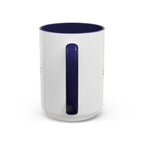 "Shh, I'm Manifesting" Accent Coffee Mug — Funny Minimal 11/15oz