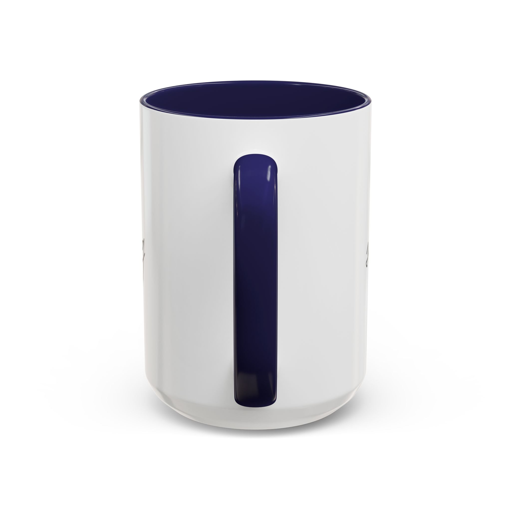 "Shh, I'm Manifesting" Accent Coffee Mug — Funny Minimal 11/15oz