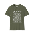 I Can't, I Have No Shelf Control — Funny Pack-Rat T-Shirt