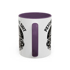Funny "Psychic As Sh*t, Don't Try Me" Accent Mug — 11/15oz, multiple colors