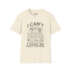 I Can't, I Have No Shelf Control — Funny Pack-Rat T-Shirt