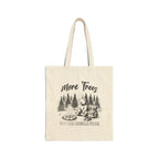 Tote Bag — "More Trees, with Less ***holes Please" Funny Eco-Friendly Tote, natural