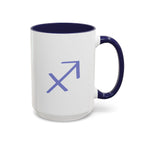 Cute Sagittarius Zodiac Mug — 15oz (Pink, Light Blue, & Navy)