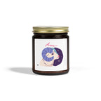 Aries Zodiac Scented Candle — Coconut Apricot (9oz Reusable Glass)