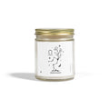 Zodiac Libra Coconut Apricot Wax Scented Candle — 9oz Botanical Glass Jar (Mango Coconut)